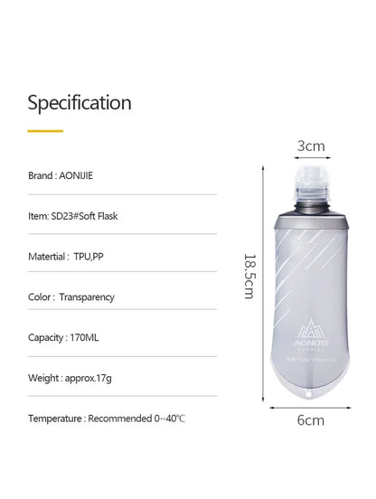 Ánfora porta gel/agua 170ml AONIJIE