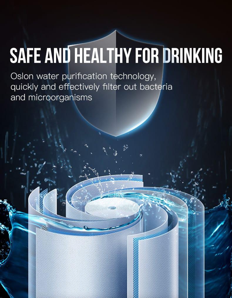 ANFORA 1 Lt con Filtro de agua AONIJIE SD29