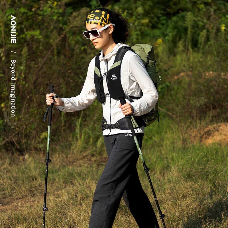 Bastones tipo telescopio AONIJIE E4215 - Verde