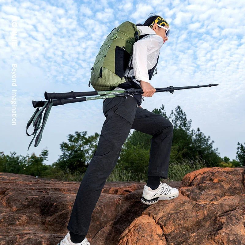 Bastones tipo telescopio AONIJIE E4215 - Verde