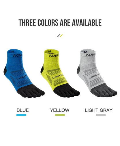 Calcetines 5 dedos AONIJIE E4840 - Alto rendimiento Coolmax