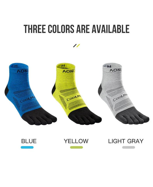 Calcetines 5 dedos AONIJIE E4840 - Alto rendimiento Coolmax